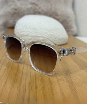 عینک کروم هارتز کد 8870 Chrome Hearts (کریستالی هایلایت)