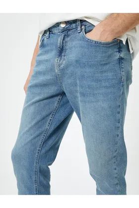 شلوار جین Skinny Fit - Michael Jean 4SAM40075ND