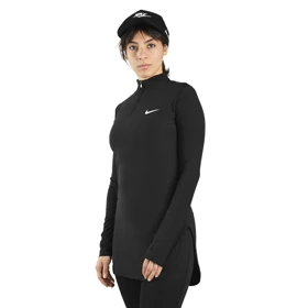 استرج آستین بلند نیم زیپ ورزشی زنانه نایک مدل VHD-3K1452 مشکی