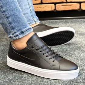 کفش کتانی اسپرت مردانه رنگ مشکی مدل نایک NIKE AIR FORCE