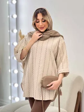 مانتو کوک دوزی یقه دیپلمات