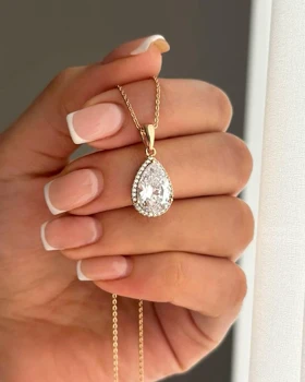 گردنبند جواهری اشک ژوپینگ