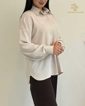 شومیز زنانه کرپ پرادا دلانا