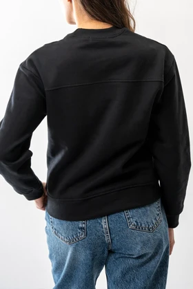 تیشرت آستین بلند دورس سرشانه افتاده زنانه