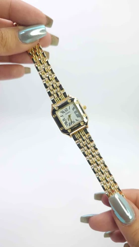 ساعت مچی زنانه مجلسی EHHE نگین‌دار با موتور کوارتز