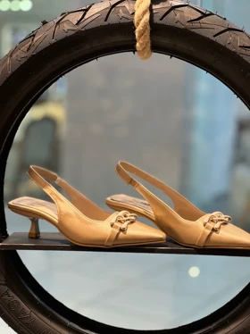 کفش مجلسی یراق بافتی ساتن