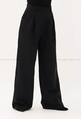 شلوار کرپ پیلی کد1005184