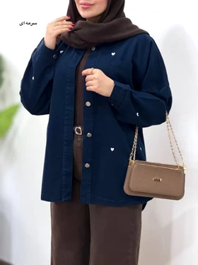 مانتو کتان گلدوزی آیسو پرنا