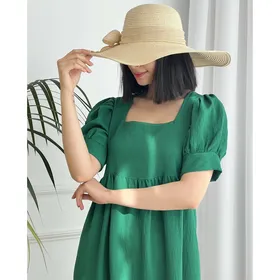 پیراهن رنگی چین‌دار
