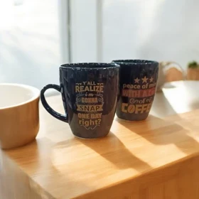 ماگ سرامیکی دسته دار طرح دار