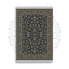 *جدید* فرشینه از جنس پارچه شانل مخمل ترک طرح فانتزی برند دفه کد 1248