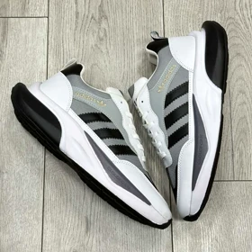 کفش و کتانی مردانه مدل آدیداس ADIDAS رنگ سفید طوسی