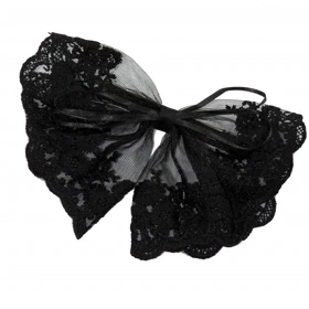 گیره مو زنانه مدل فرانسوی پاپیون گیپور کد 3138