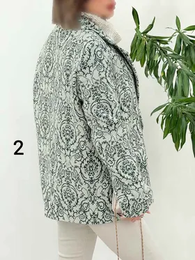 کت طرح دار تک دکمه آرشیدا