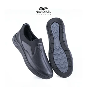 کفش مردانه چرم اسپرت طبی کد 6025025