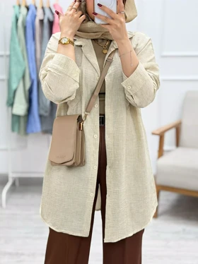 مانتو رنگی بلند