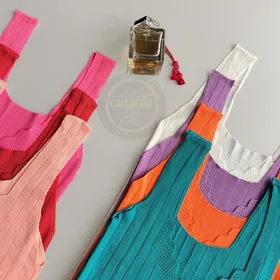 تاپ راه‌راه و یقه دلبری