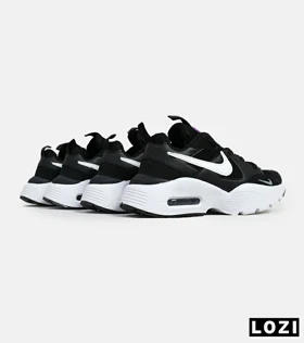 کفش کتانی مردانه و زنانه مشکی سفید NIKE air max intrlk lite