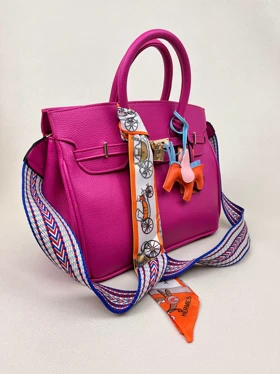 کیف زنانه هرمس HERMES کد 1652 (سرخابی)