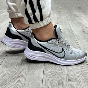 کفش و کتانی مردانه مدل نایک NIKE ZOOM رنگ طوسی