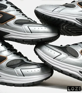 کفش کتانی مردانه نقره ای خاکستری مشکی DIESEL S-SERENDIPITY SPORT
