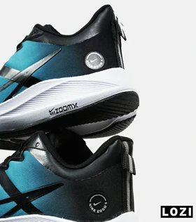 کفش کتانی مردانه مشکی صابونی NIKE AIR zoomx