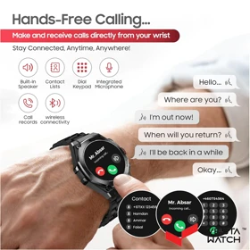 ساعت مچی هوشمند سوئیس میلیتاری SWISS MILITARY مدل SM-WCH-DOM6-BLKF-GUNMS