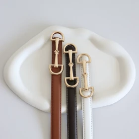 کمربند چرمی مات زنانه be113