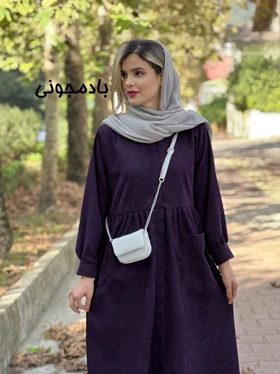 پیراهن مانتویی دوجیب