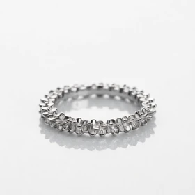 انگشتر نقره خاویاری 925 اصل دخترانه و زنانه