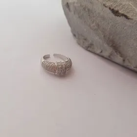 حلقه جواهری طرح Pave باگتی