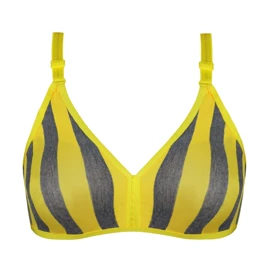 سوتین راه راه بدون فنر توری پرسی کد 105046