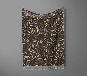 شال مبل ریش دار sofa shawl 52