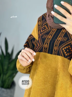 پیراهن مانتویی آتریسا