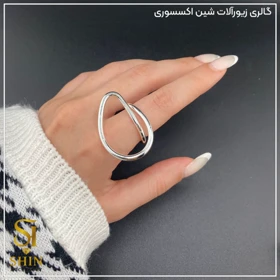 انگشتر زنانه ابکاری نقره کد az08
