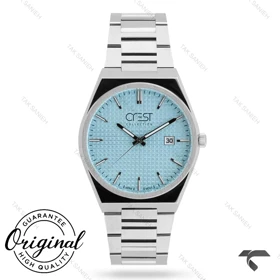 ساعت کرست مردانه 6380-5 صفحه آبی Crest-11074-G