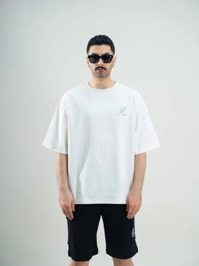 تیشرت مدل VINTAGE سفید برند بلوک blvak