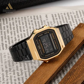 ساعت کاسیو نوستالژیک Casio A168WEGB-1B