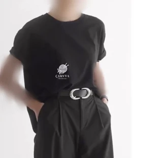 تیشرت مشکی ساده