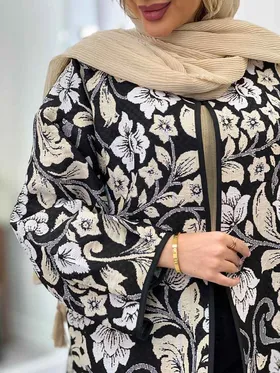 مانتو آستین پیله نوار دوزی