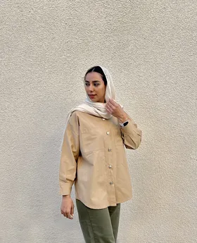 شومیز کتان نازک فیتو