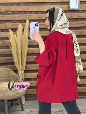 مانتو یقه آرشال پشت پیله
