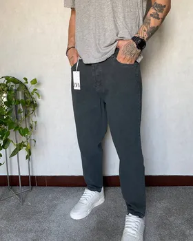 شلوار کتان ZARA رنگ طوسی