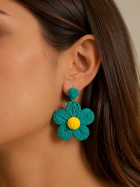 گوشواره حصیری تابستانه کد gh1695 گالری موژان حیدری