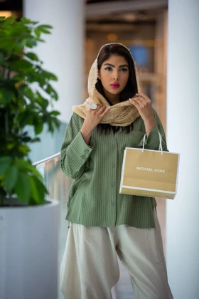 مانتو بابوس خطی ZARA