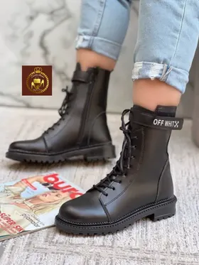 نیم بوت بندی زیپی اسپرت زنانه F 32