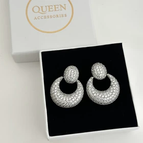 گوشواره زنانه طرح جواهر کد 899