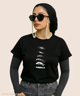 کراپ زنانه طرح سفر به بینهایت