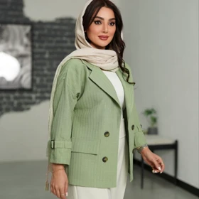 کت یقه انگلیسی مدل آترا