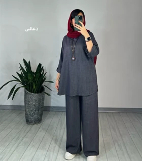 ست مانتو و شلوار پارنا 2